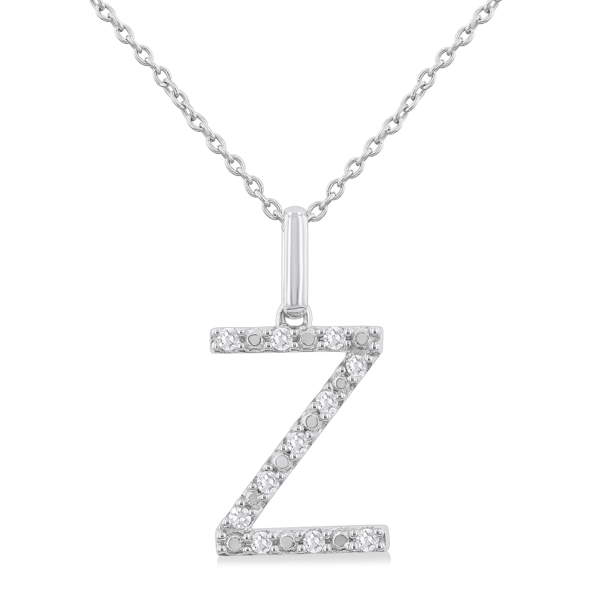 Initial Diamond Necklace-Z