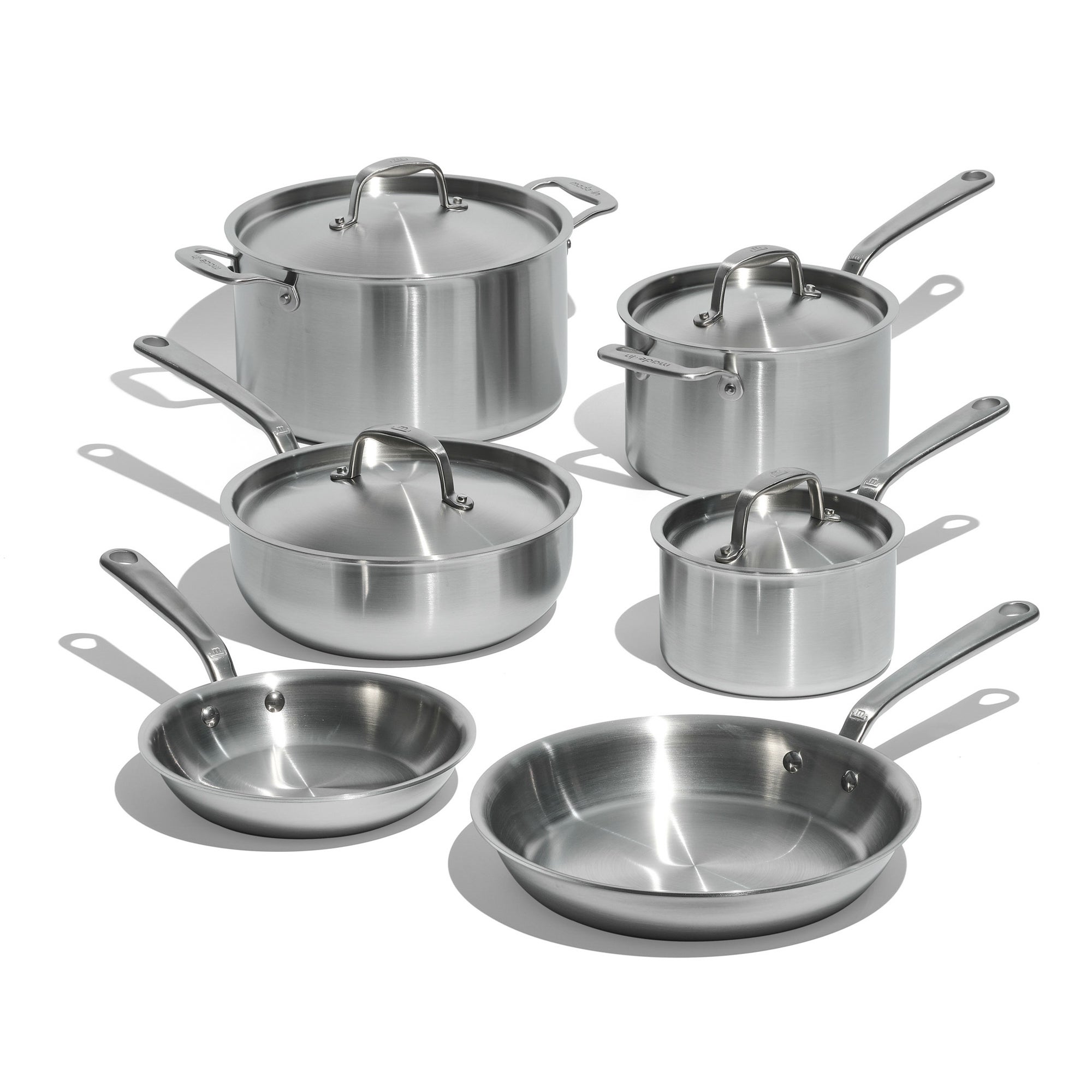 Stainless Clad 10pc Cookware Set