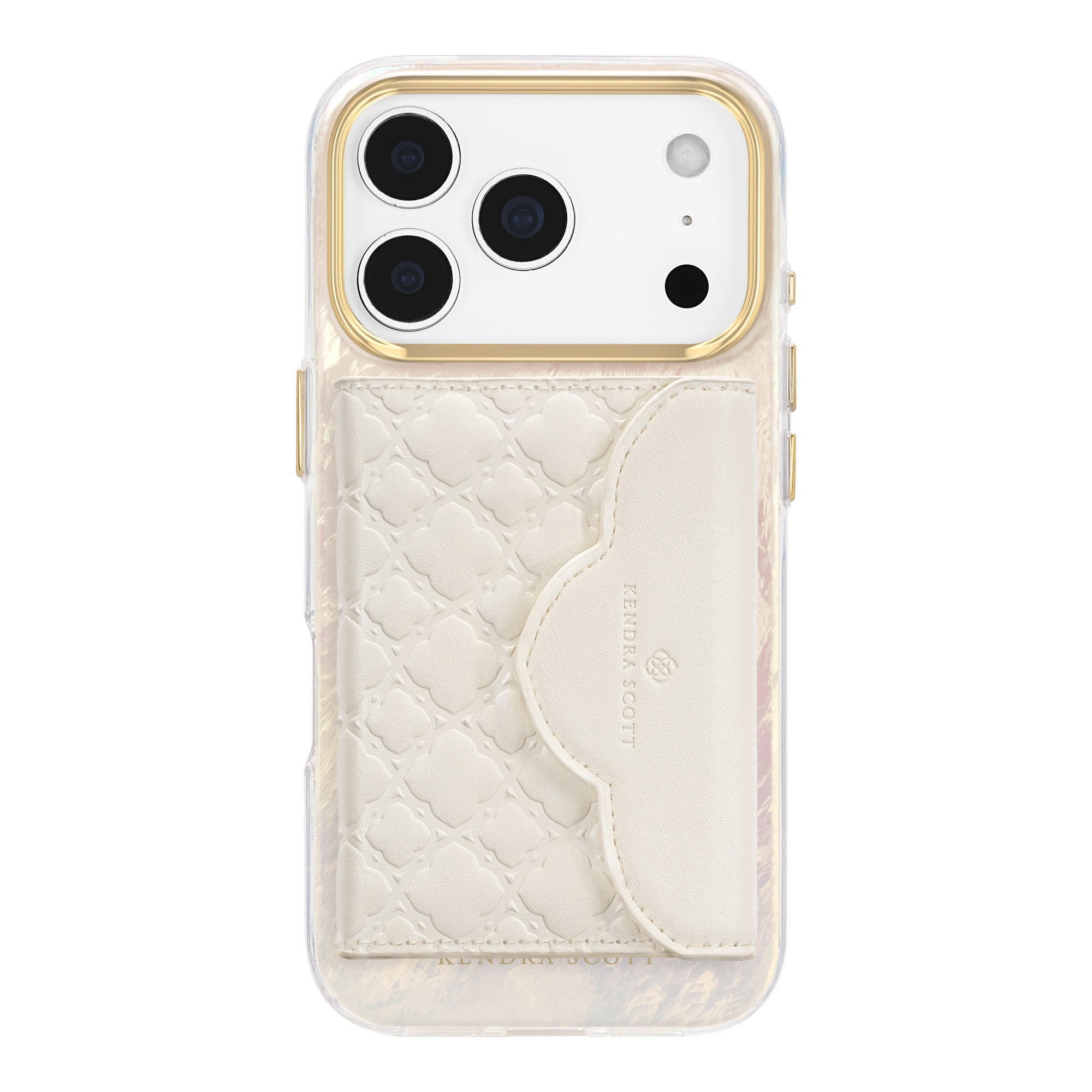 Kendra Scott Trifold MagSafe Wallet Ivory Filigree
