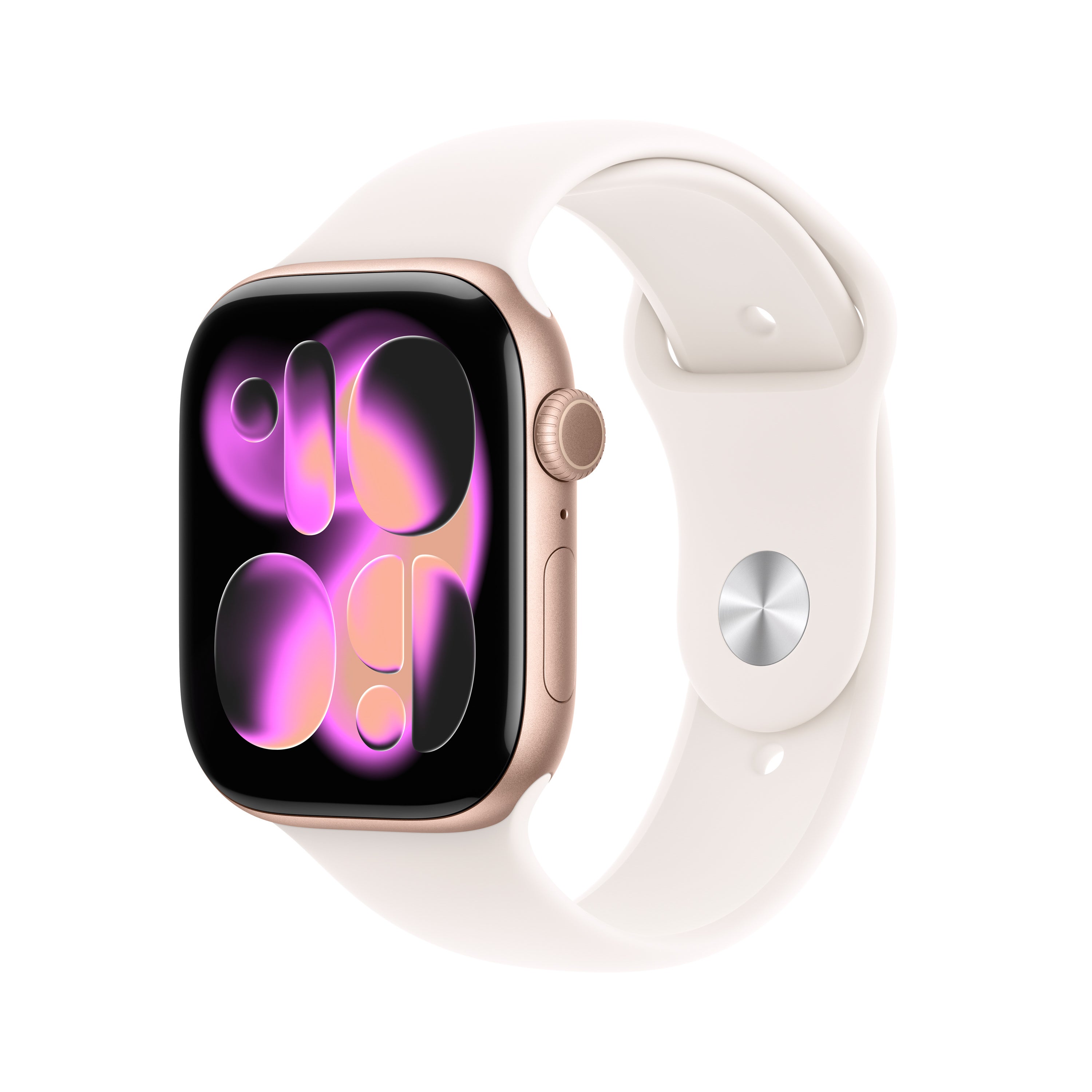 Watch Series 11 GPS 46mm Rose Gold Aluminum Case w/ Light Blush Sport Band S/M