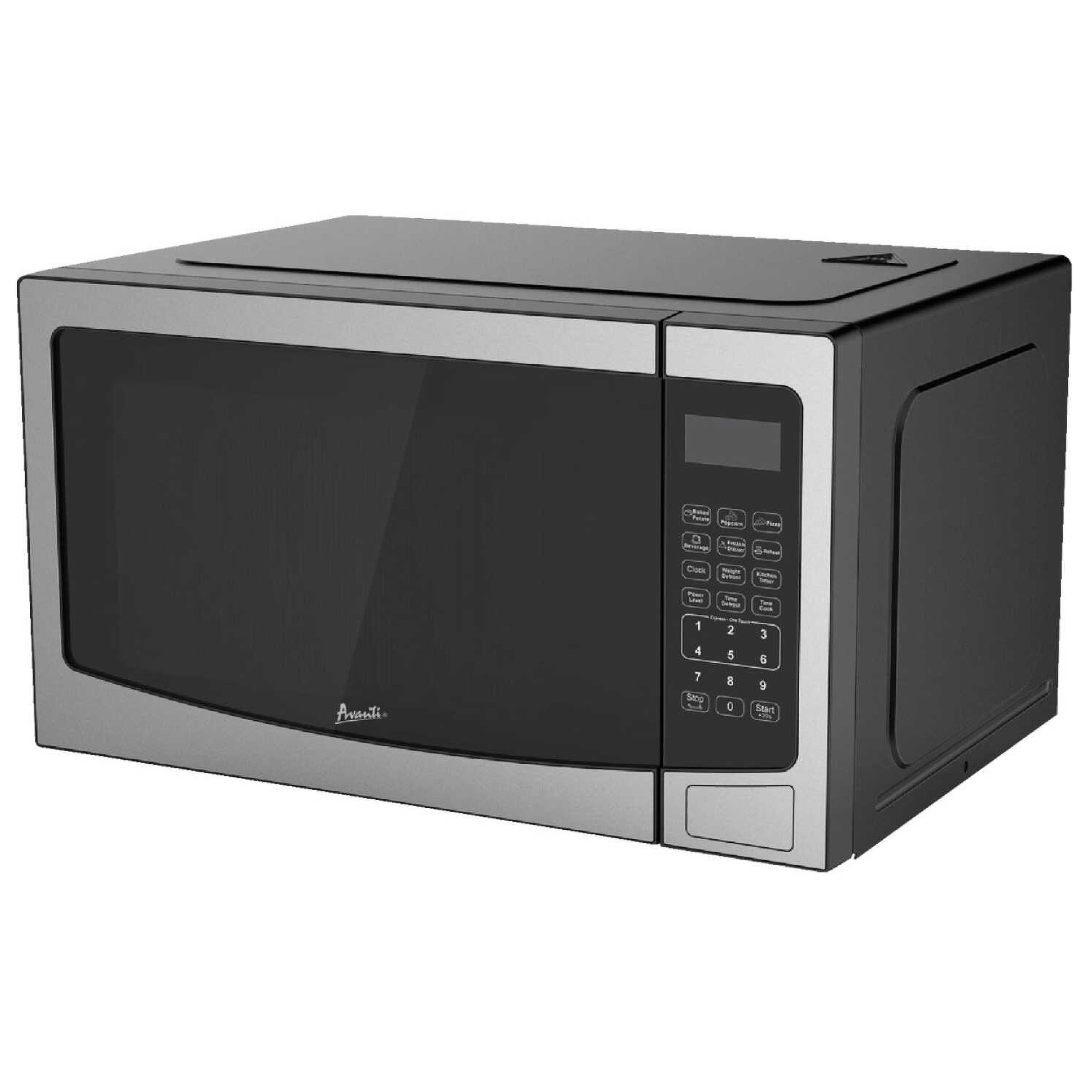1.1 Cubic Foot 1000W Microwave Oven Stainless Steel