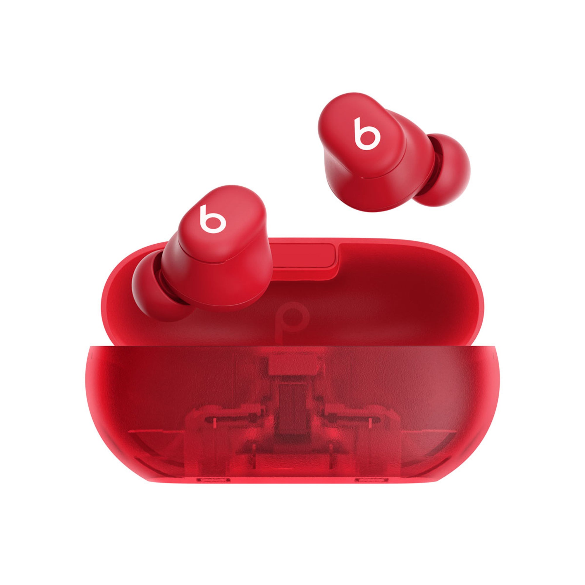 Beats Solo Buds True Wireless Earbuds Transparent Red