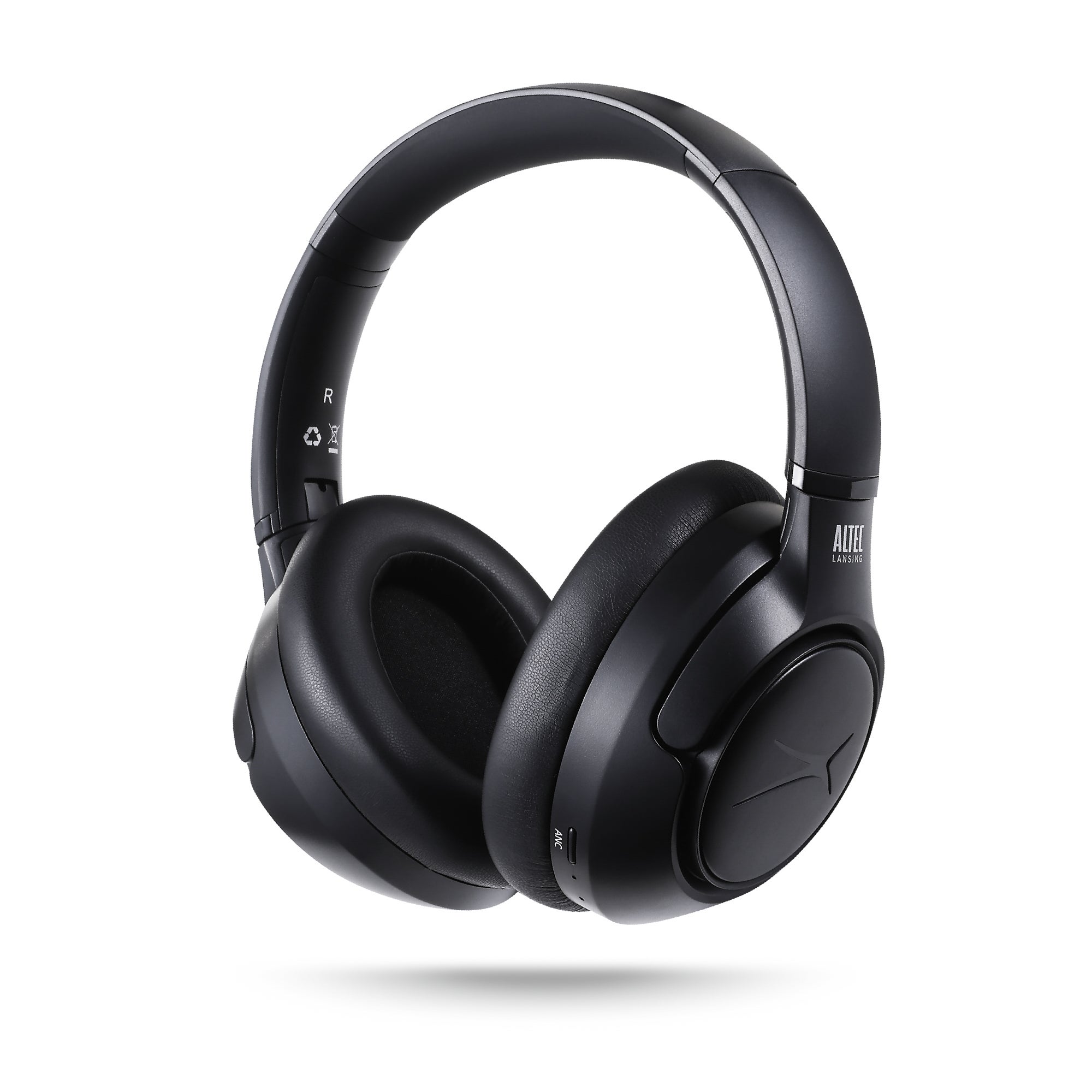 Comfort Pro Active Noise Cancelling Wireless Headphones Black
