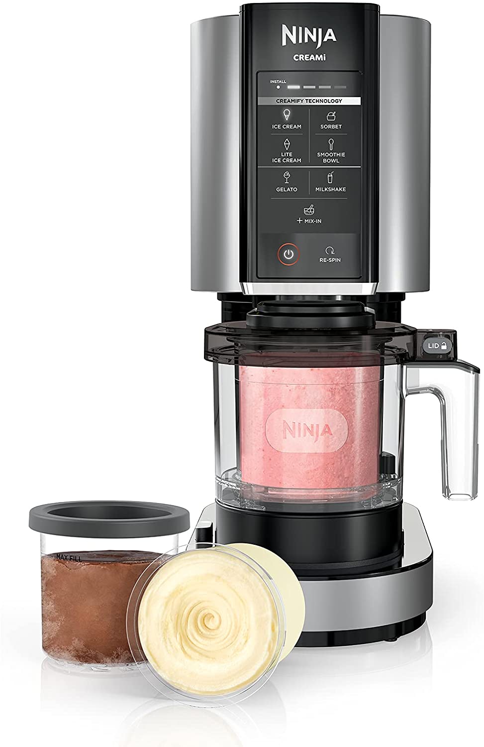 CREAMi 7-in-1 Ice Cream Maker Cloud Silver