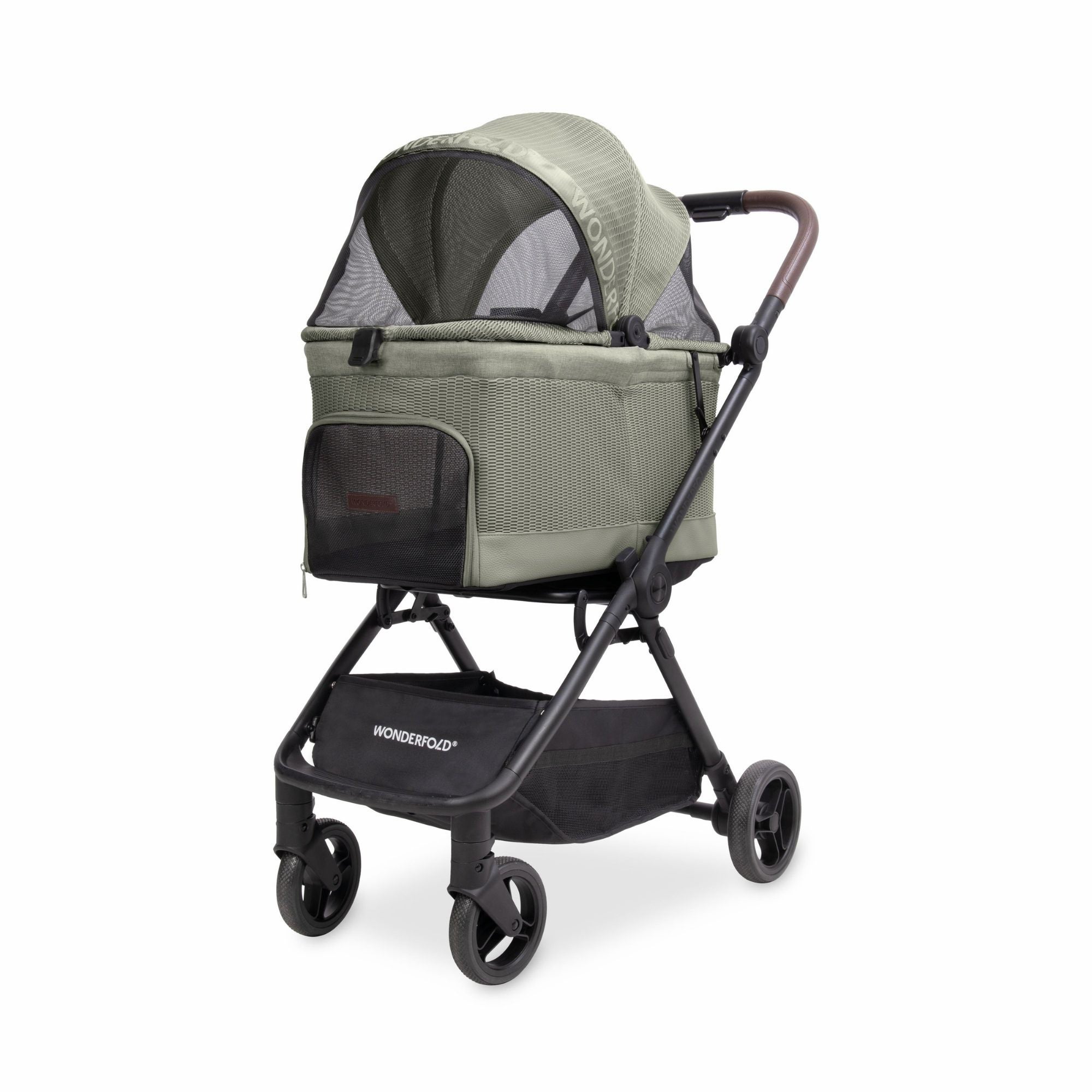 Bella AutoFold Pet Stroller Moss
