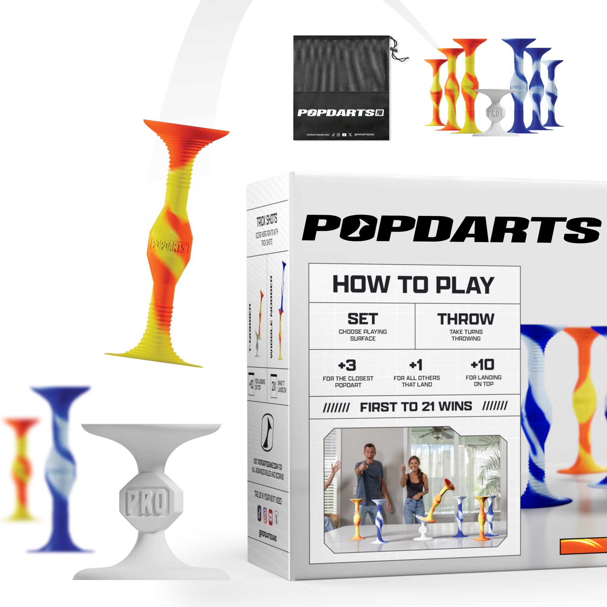 Pro Pack Popdarts Set Fire & Ice