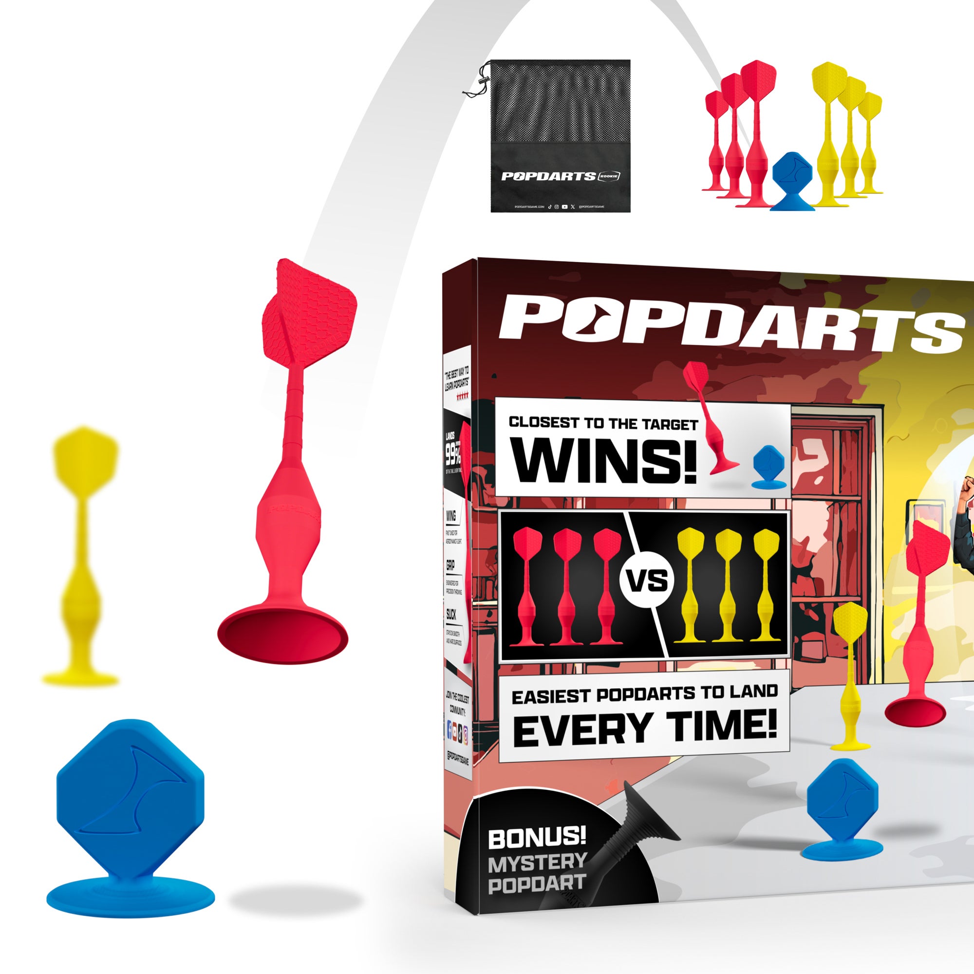 Rookie Pack Popdarts Set Red & Yellow