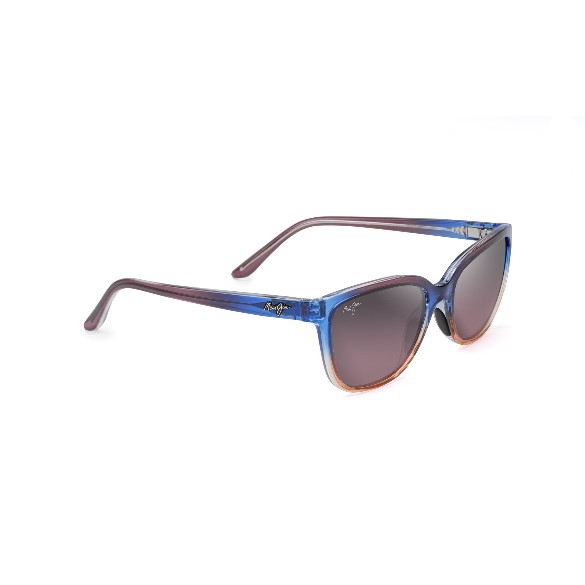 Honi Polarized Sunglasses Sunset Frame Maui Rose Lens