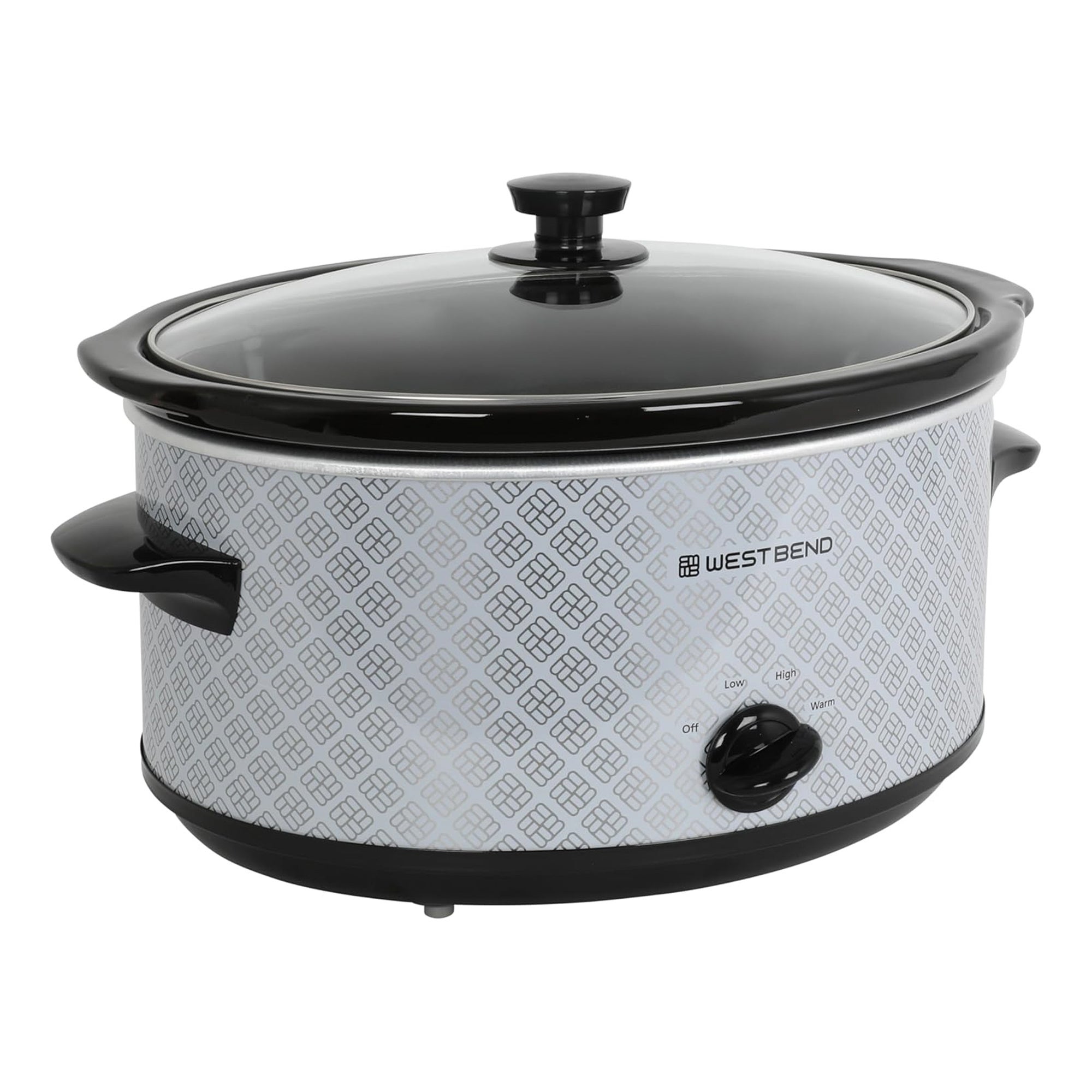 6qt Slow Cooker Silver
