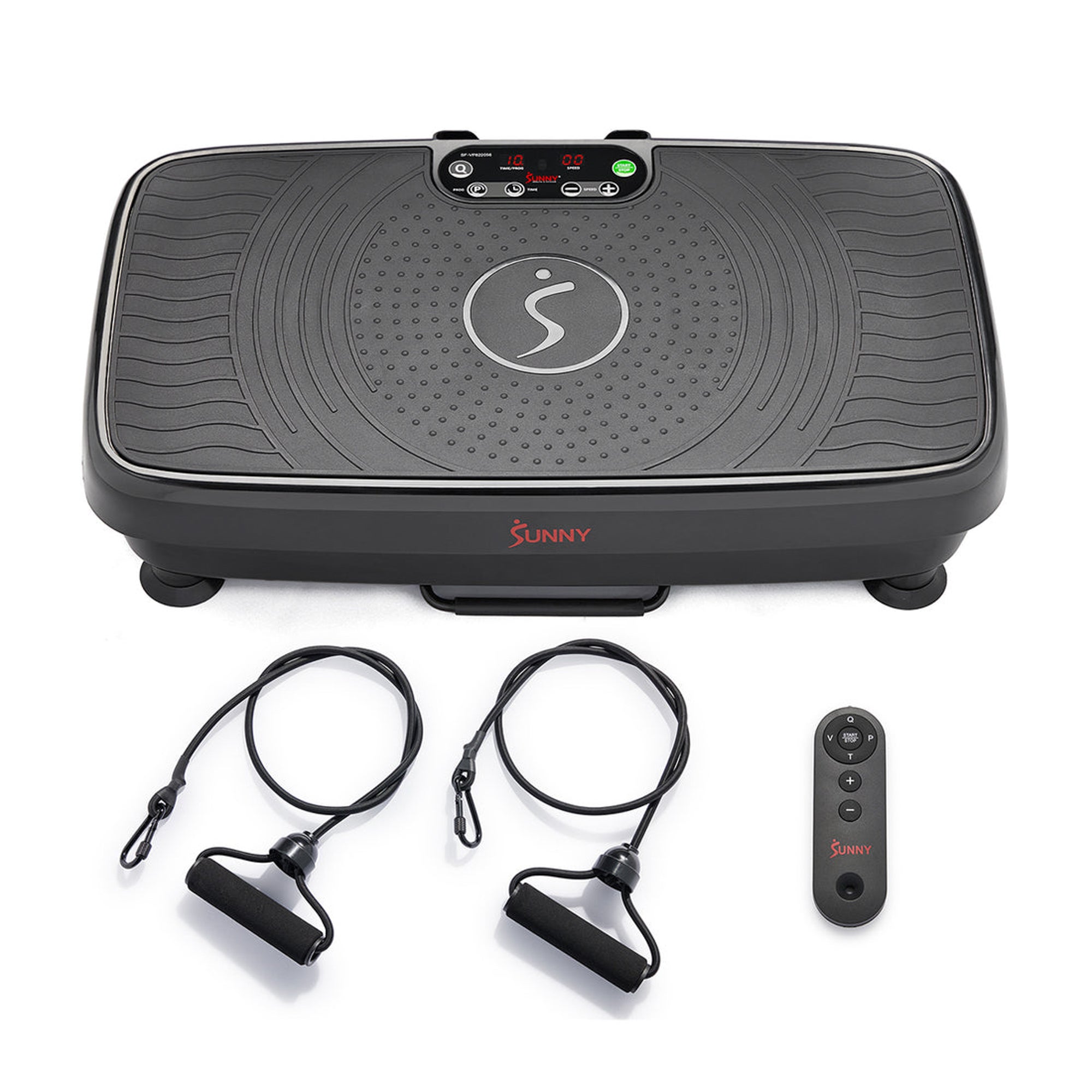 Fitboard 2D Vibration Platform Exercise Machine w/ Resistance Band