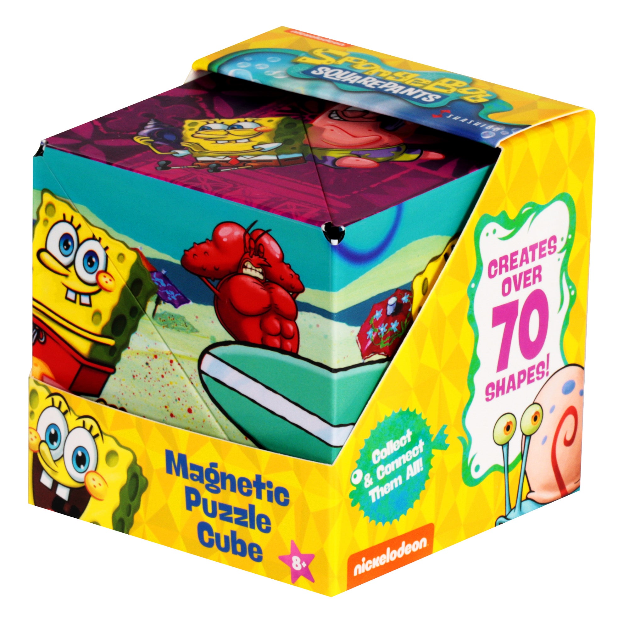 Shashibo Puzzle Cube Spongebob Beach Buddies