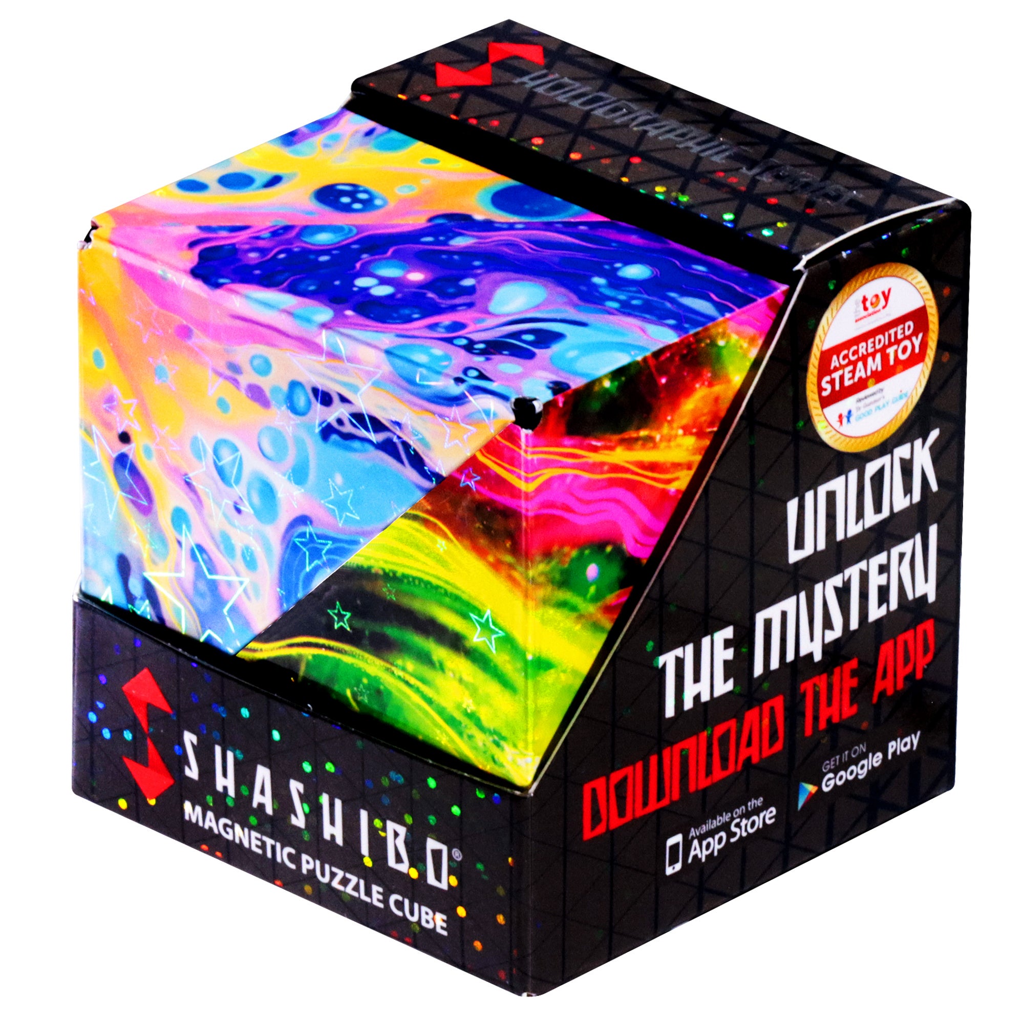 Shashibo Puzzle Cube Holographic 2.0 Cosmos