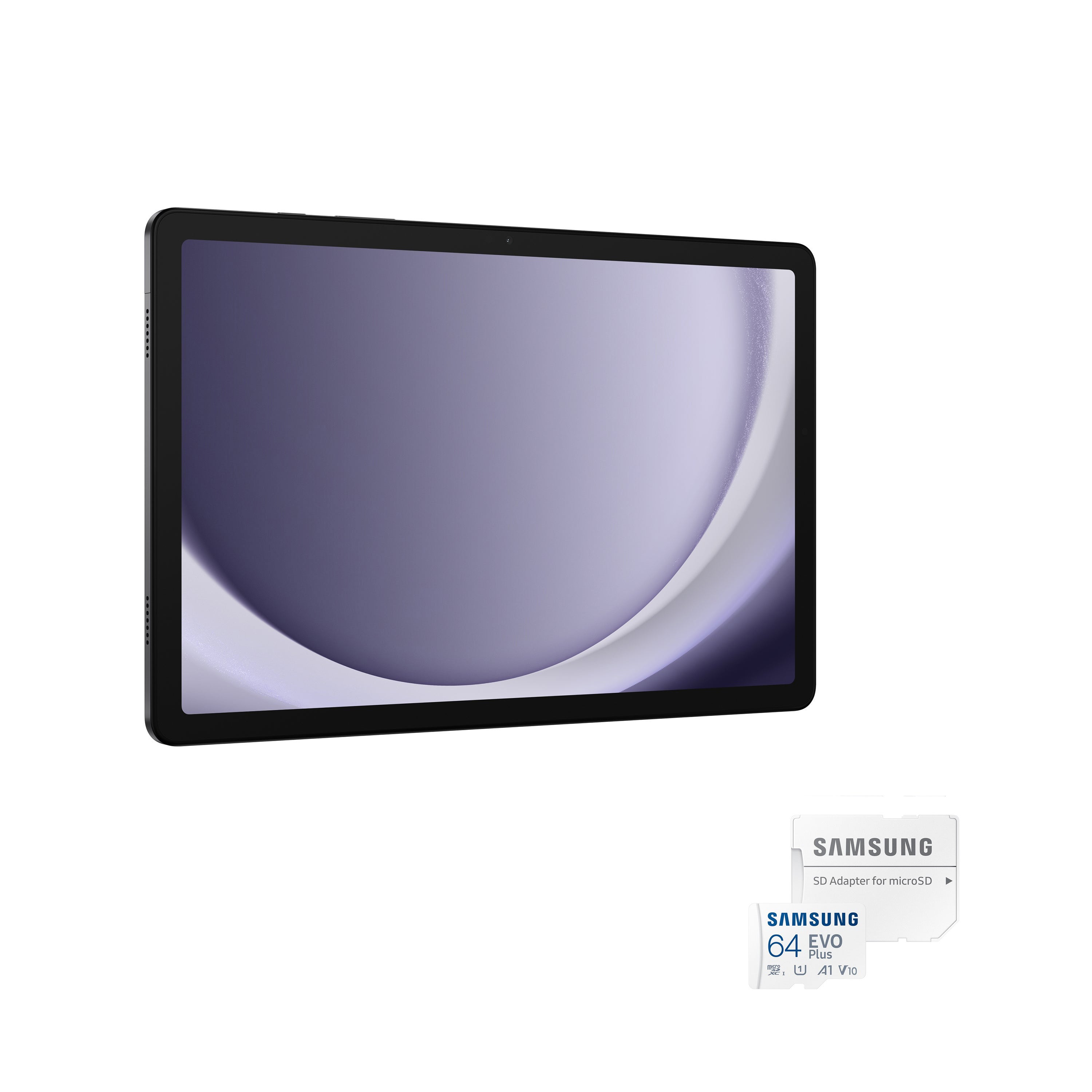 11" Galaxy Tab A9+ 4GB RAM 64GB Graphite w/ 64GB EVO Plus Micro SD Card