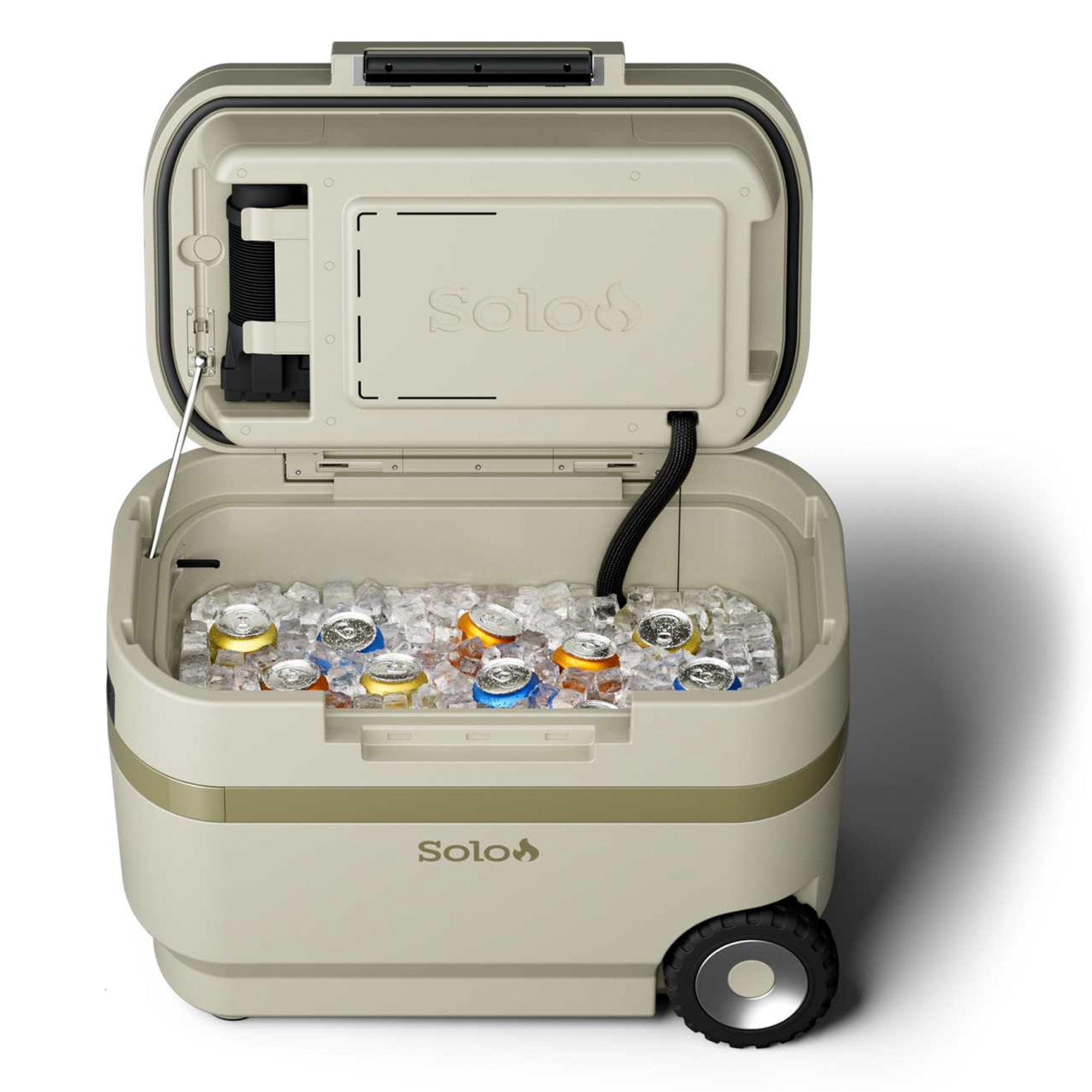 Windchill 47 Cooler + Mobile A/C w/ 10Ah Battery Tan