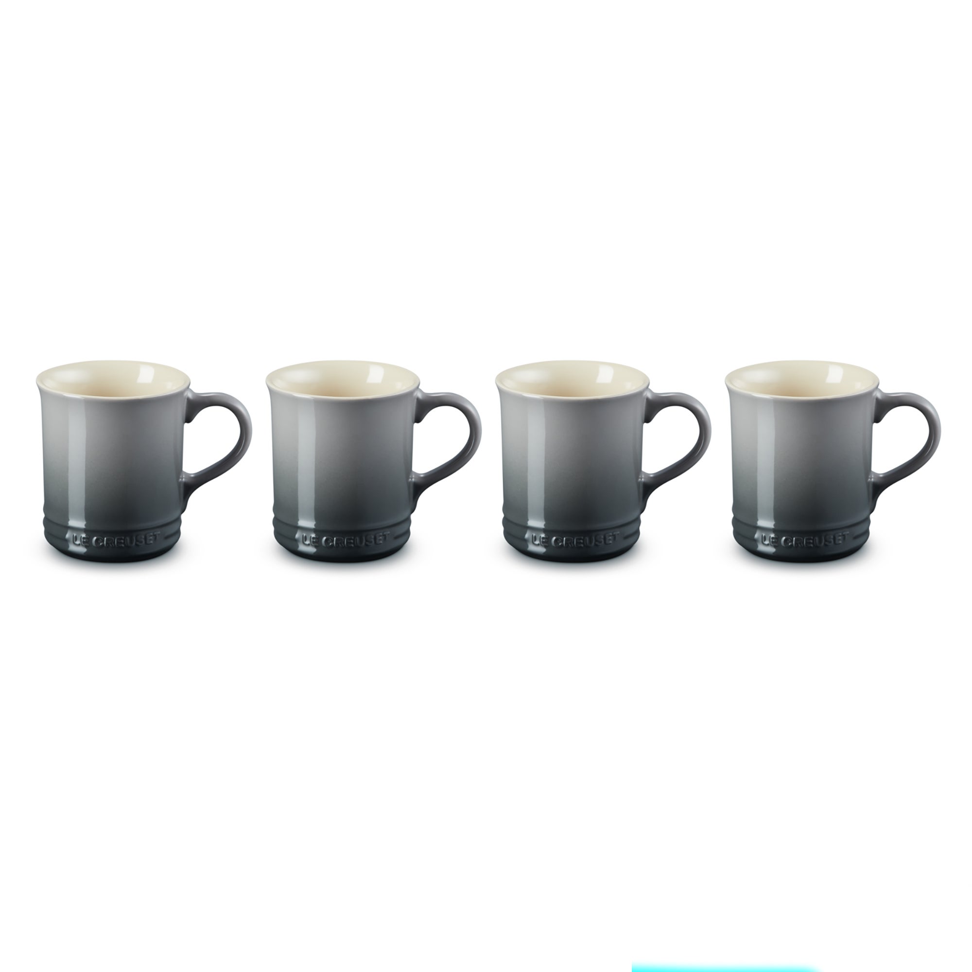 Set of 4 Vancouver Mugs Oyster