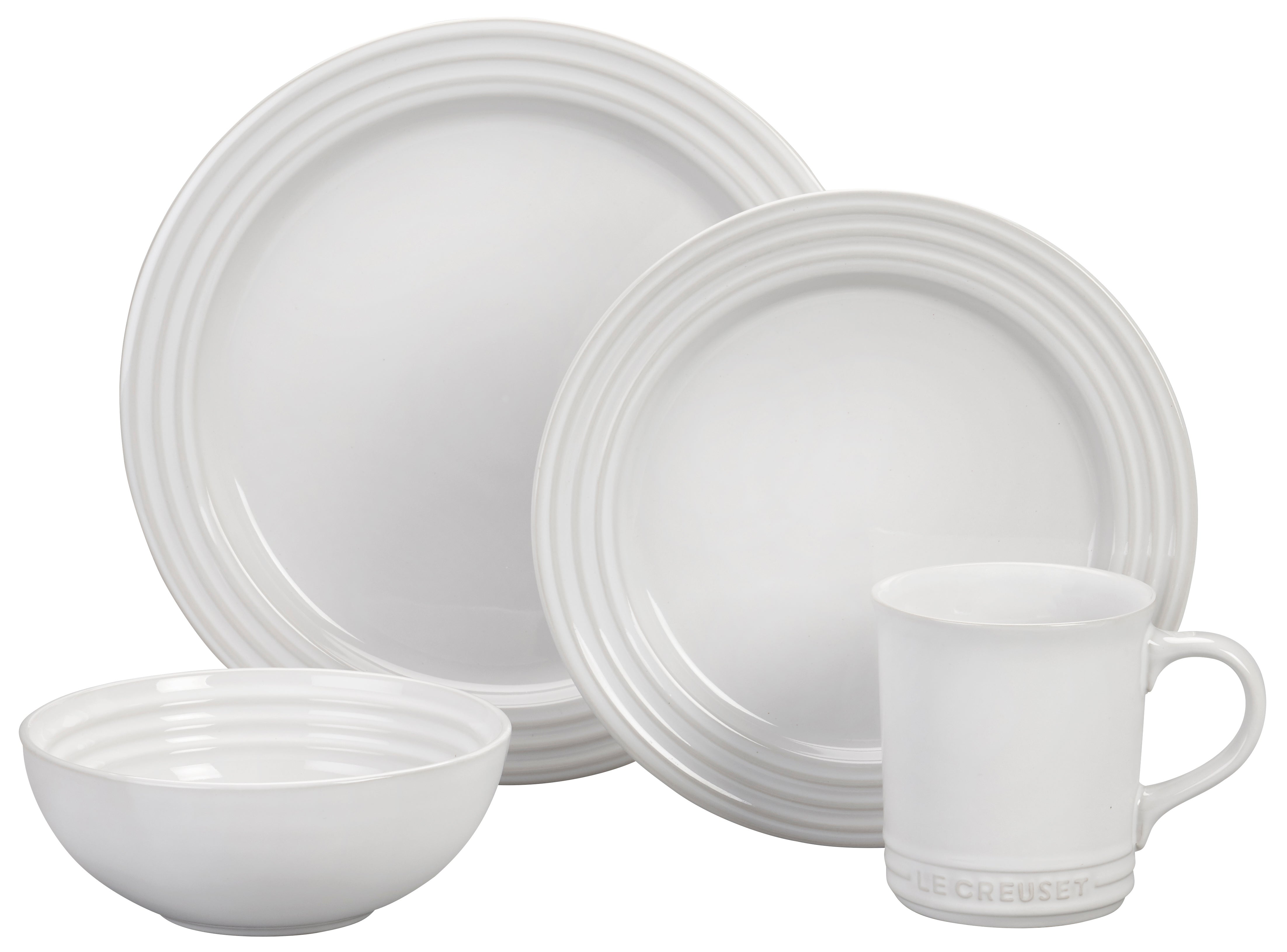 16pc Vancouver Dinnerware Set White