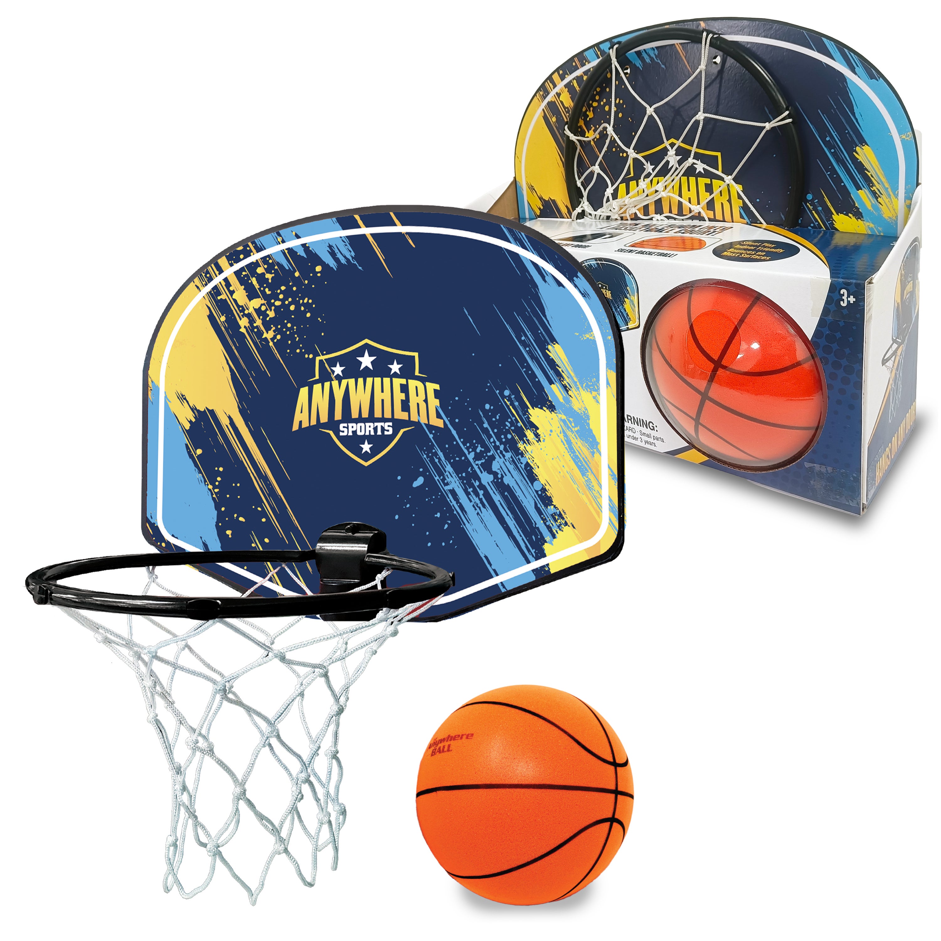 Hot Shot Basketball Hoop w/ Silent 6" Foam Ball
