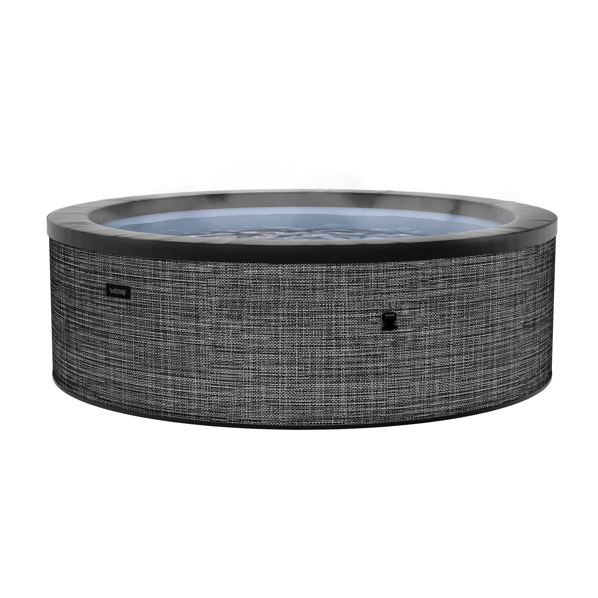 Tahoe Round 4 Person Eco Foam Spa Flint Gray