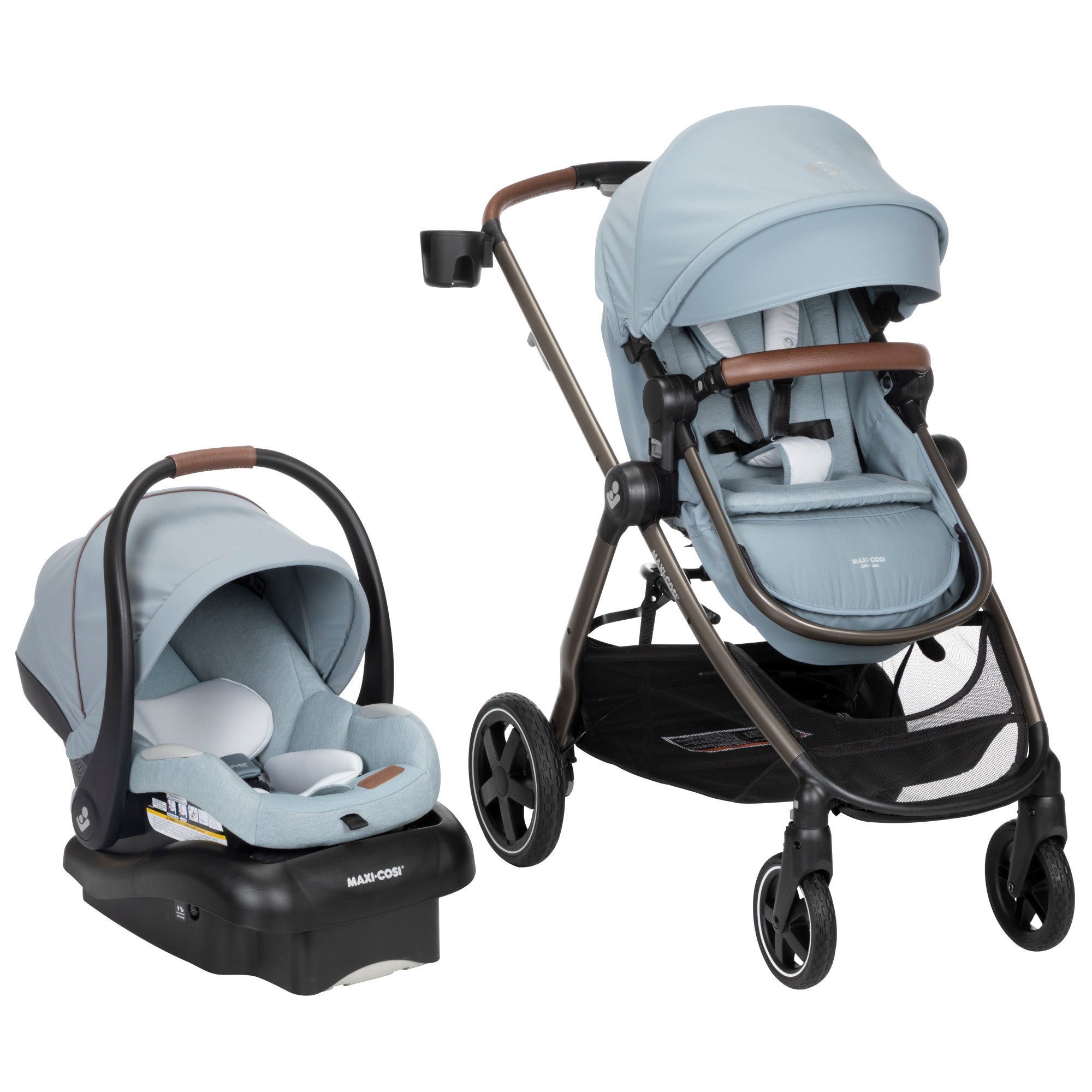 Zelia Luxe 5-in-1 Modular Travel System New Hope Gray